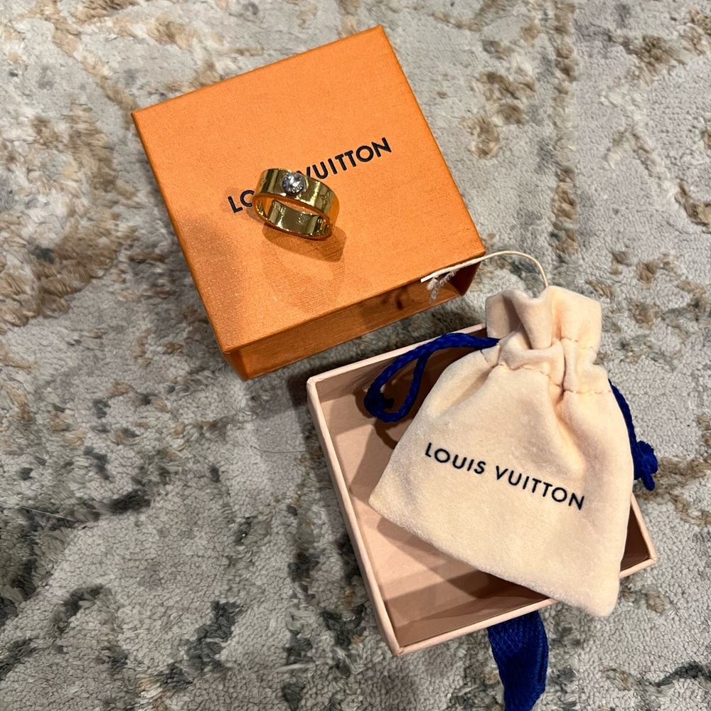 Louis Vuitton Nanogram Ring Size small